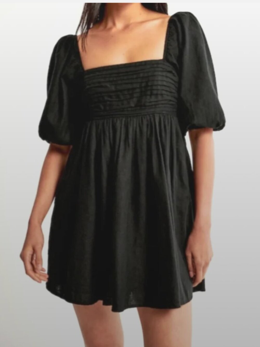 Abercrombie Emerson Puff Sleeve Mini Dress